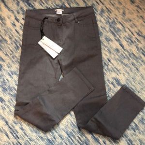 Little Marc Jacobs girls size 12 gray straight leg jean/pant NWTS